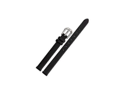 Pulsera De Cuero Auténtico Para Reloj Mujer Con Hebilla Acero Inoxidable 10mm Negro 10mm Negro