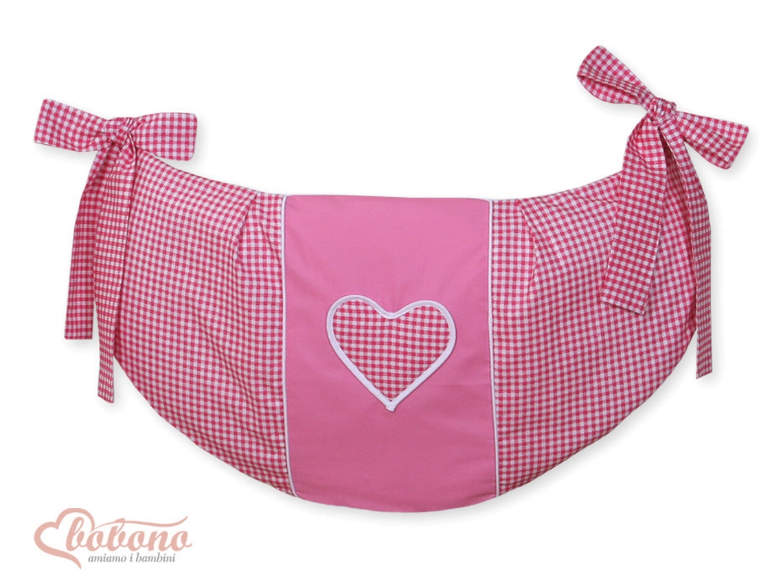 Saco Para Brinquedos, Saco Organizador, Saco Espaçoso De Algodão Com Decoração De Coração