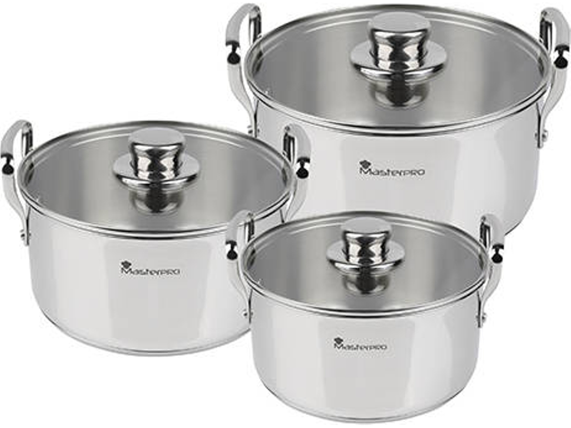 Trem de Cozinha MASTERPRO (Aço - Multicor)