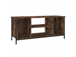 Tv Cabinet, Tv Cabinets Vidaxl Marrom Madeira Processada (n/a)