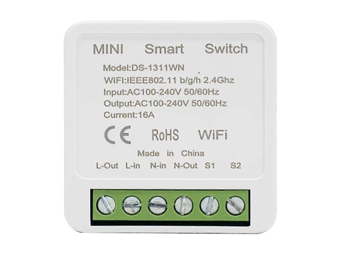Lurelia Módulo De Interruptor De Luz Faça Você Mesmo Com Wi Fi, Controlo Bidirecional, Funciona Para Tuya Smart Life