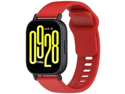 Pulseira De Silicone Para Redmi Watch 5 Ativo, Ideal Para Relógios Esportivos.vermelho Yunzii
