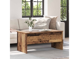 Vidaxl Mesa De Centro Madeira Antiga 102 X 50,5 X 46,5 Cm