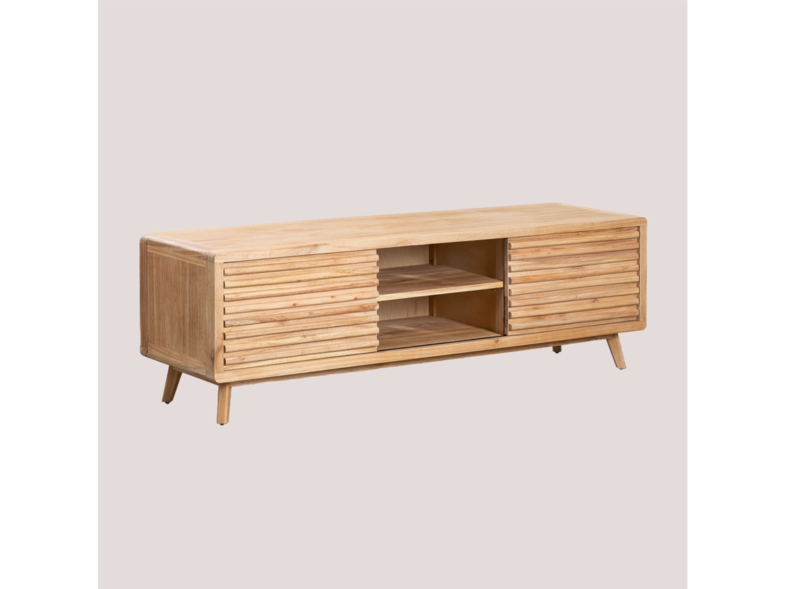 Sklum Móvel Tv Em Madeira Deleyna Madera De Mindi           160 Cm