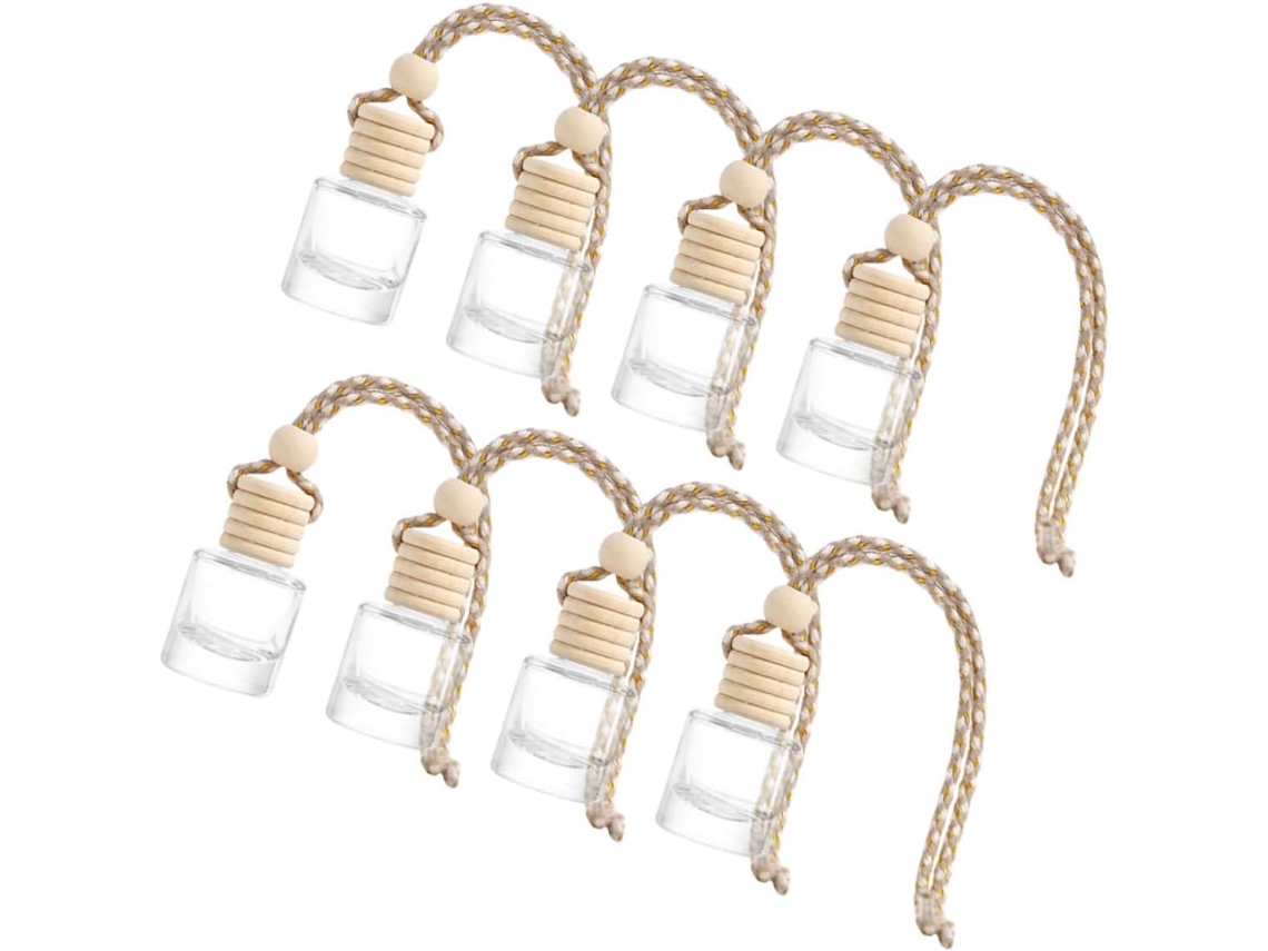 Conjunto De 8 Peças Com Difusor Aromatizador Ar Para Carro,recarregável Em Vidro 5ml E Design...