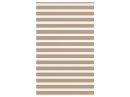 Vidaxl Cortina De Zebra 140x200 Cm Largura Do Tecido 135,9cm Poliéster