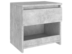 Bedside Cabinet,bedside Cabinets Vidaxl Cinzeto Madeira Processada (n/a)