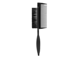 2026 ferramenta Portátil 2 em 1 para Cortar Cabelo e Barbear Preto, Pente de Corte com Design Inovador e Escova de Limpeza Prática