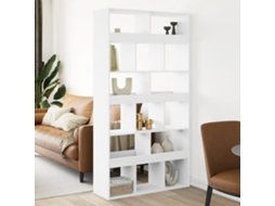 Vidaxl Divisória 100x33x187,5 Cm Derivados De Madeira Branco