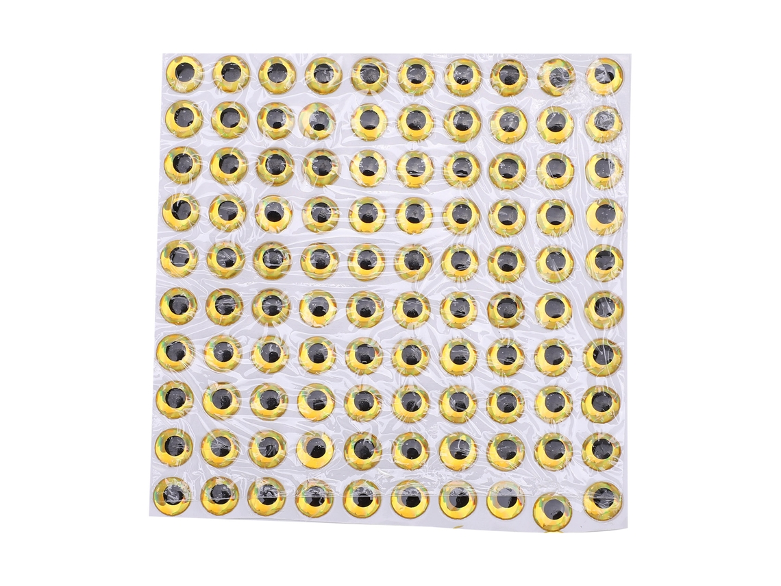 Olhos de Isca de Pesca 3d Holográficos Ouro
