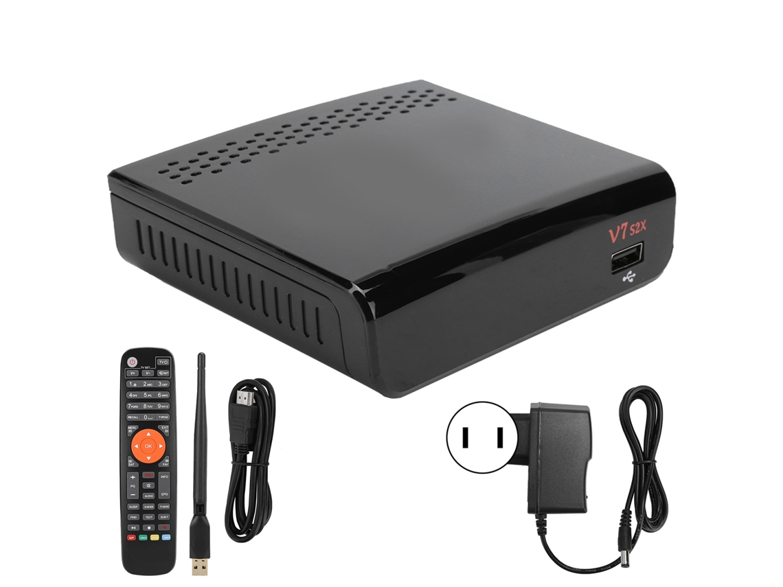 Caixa De Decodificação Stb Suporte Dvb-s/s2/s2x Full Hd Com Wi-fi E Usb 3/4g