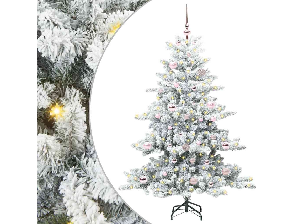 Árvore De Natal Vidaxl Branco Pvc (150 Cm)