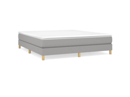 Box Spring Bed Frame, Box Spring Bed Frames Vidaxl Cinzeto Tecido (180 X 200 Cm)