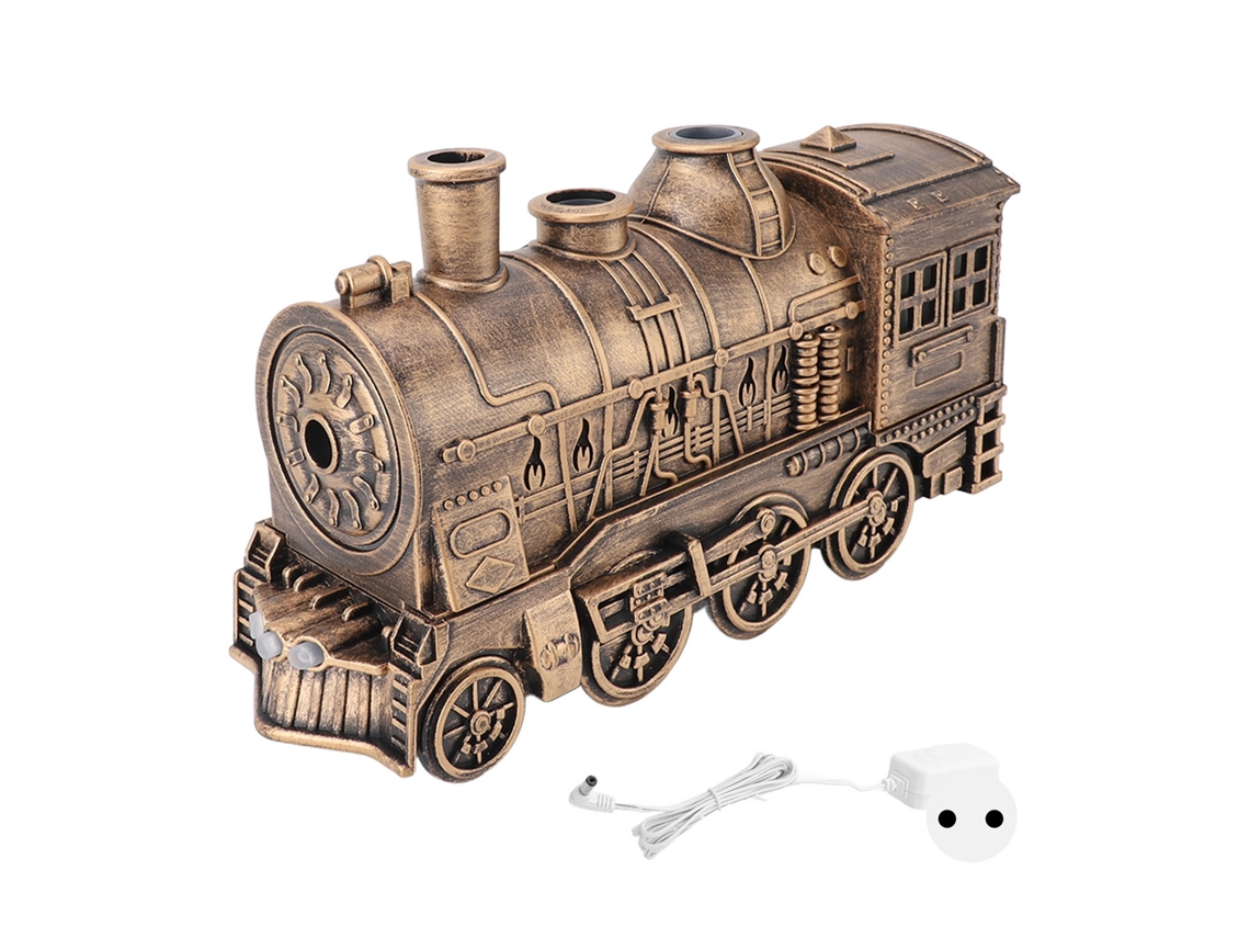 Difusor de Aromaterapia em Forma de Comboio, 300ml, Nebulização Fria, 2 Modos de Iluminação para Casa e Escritório LAXISCREED