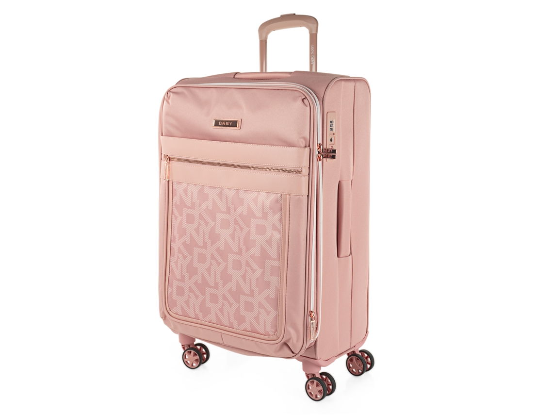 DKNY DKNY-624 After Hours Medium Eva Suitcase Vintage Rose Logo Impressão 41X68X26 Cm 59 5L