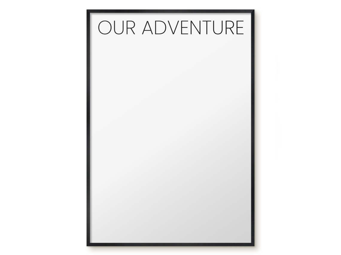 Magnetic Board For Wall Our Adventure For The Bedroom Espelharte (70x100 Cm)