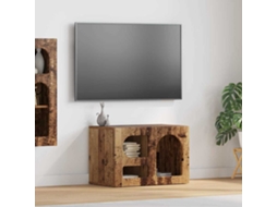 Vidaxl Gabinete Para Tv Elst 60 X 35 X 40 Cm Madeira Antiga