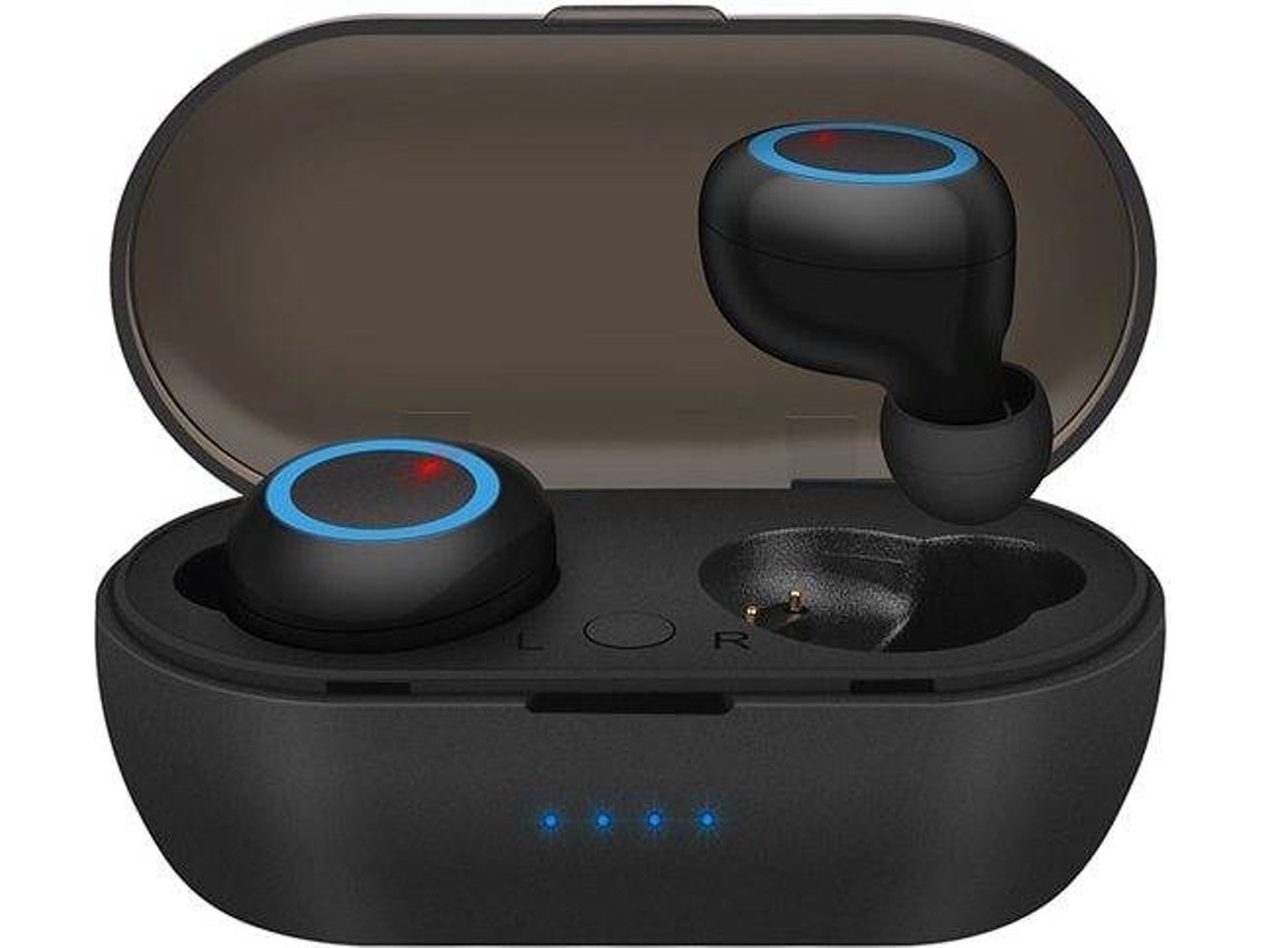 Alin218-3 Wireless Bluetooth Headphones (in-ear - With Microphone - Black)