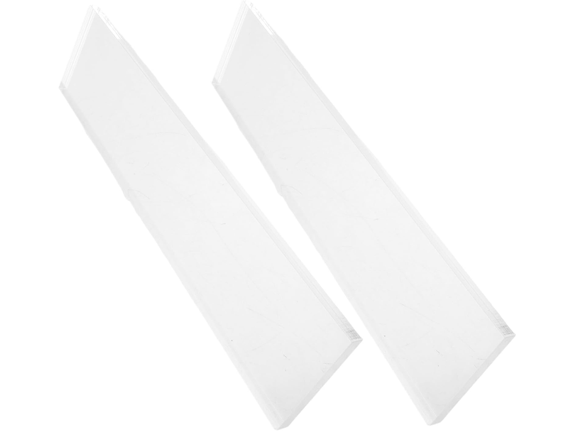 Conjunto De 2 Prateleiras Substituição Para Armário Remédios, Com Estrutura Sólida Em Acrílico E Superfície Lisa