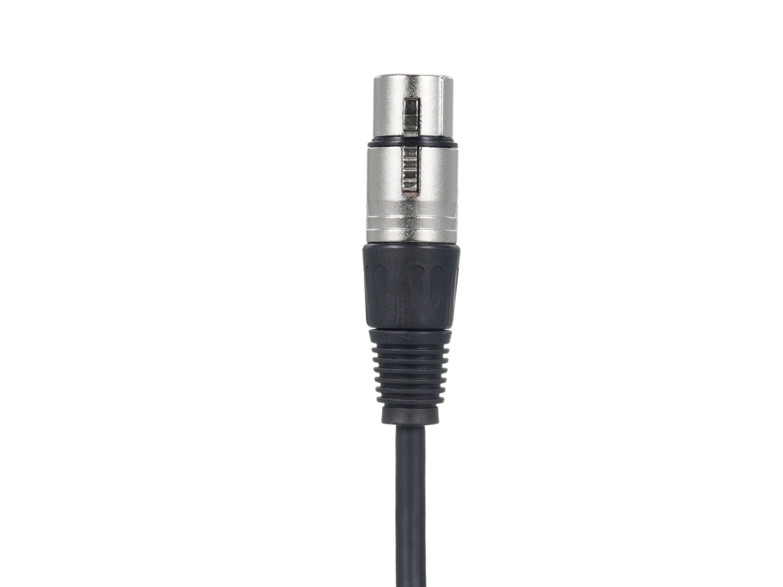 Rebe-cable Dmx512 De 3 Pines Xlr Macho-hembra, Cable De Sinal Para Luzes De Cena E Microfone, 1 Pacote