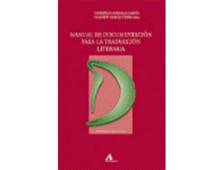 Livro Manual De Documentacion Para La Traduccion Literaria