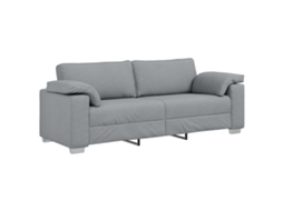 Conjunto 1 Sofá Vidaxl Cinzento Tecido (220 Cm)