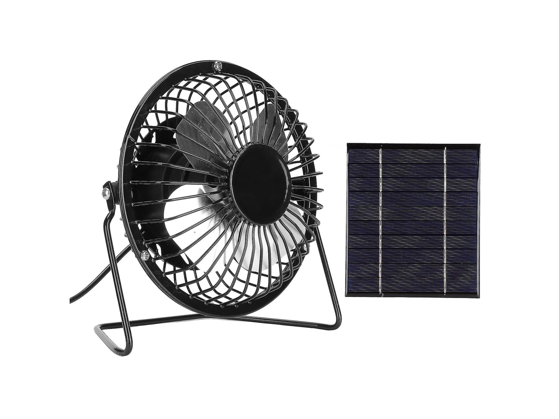 Ventilador De Painel Solar De 2,5 W E 5 V Com Saída Usb, Portátil, Ampla Aplicação Para Camping, Pesca E Caminhadas. Olysi Shop