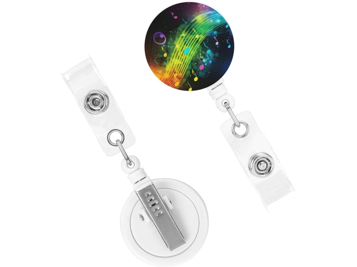 Suporte retrátil para cracas, suporte retrátil resistente para cracas, notas musicais coloridas, suportes resistentes para cracas