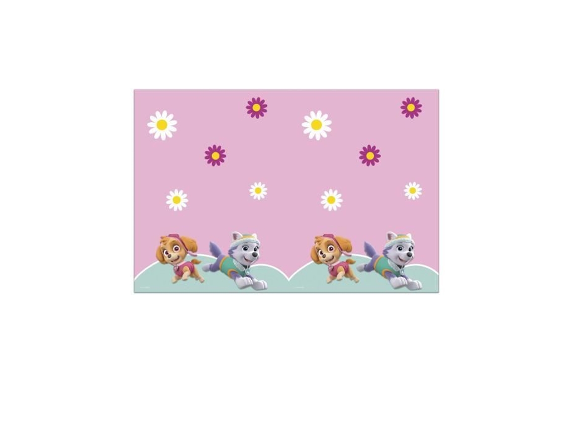 Toalha De Mesa Procos 90278, Com O Motivo Paw Patrol Skye E Everest: Os Heróis De Quatro Patas / Os Cães, Dimensões: 120 X 180 Cm