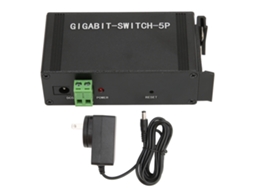 Switch Gigabit Ethernet 5 Portas Full Duplex 10/100/1000m Alumínio League 100 240v | S/BRAND