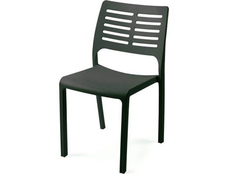 Conjunto de 4 bancos de jardim de resina IPAE-PROGARDEN Mistral