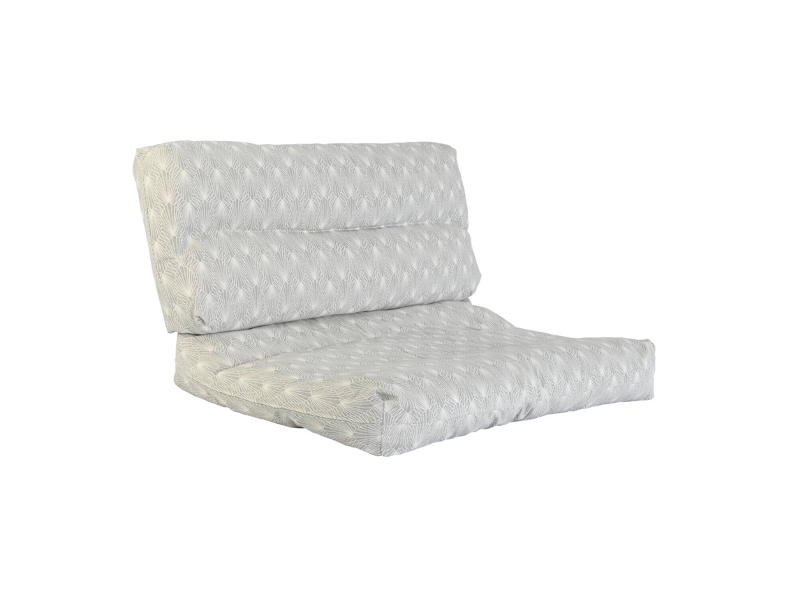 Conjunto de 2 Almofadas de Chão em Algodão e Bambu, 120x80x16cm ALEXANDRA HOUSE LIVING