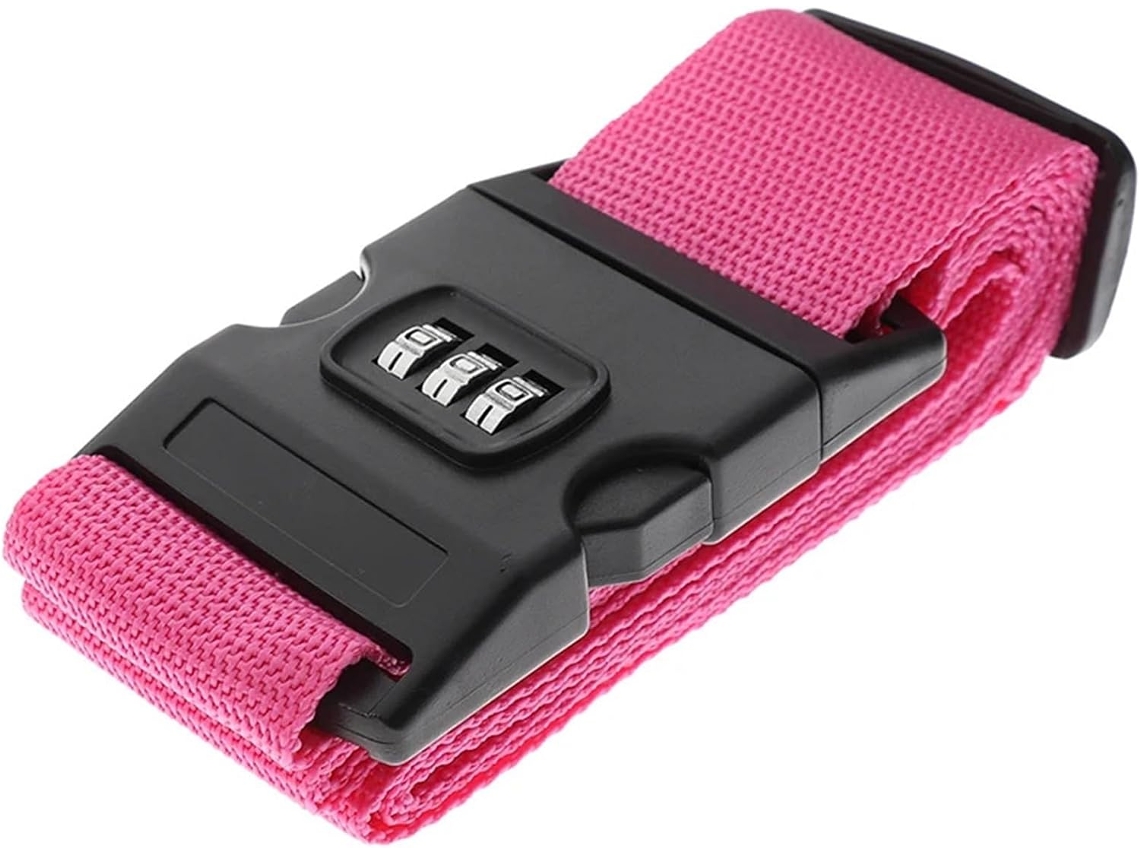 Cintas Antifurto Para Bagagem, 4 Peças, Fivela Ajustável Com Trava De Combinação, Para Envolver A Bagagem, Cinto Para