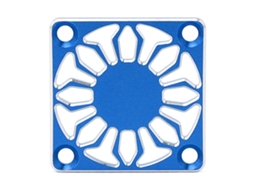 Capa Protectora Universal Ventoinha Resfriamento Alumínio 30x30mm Azul