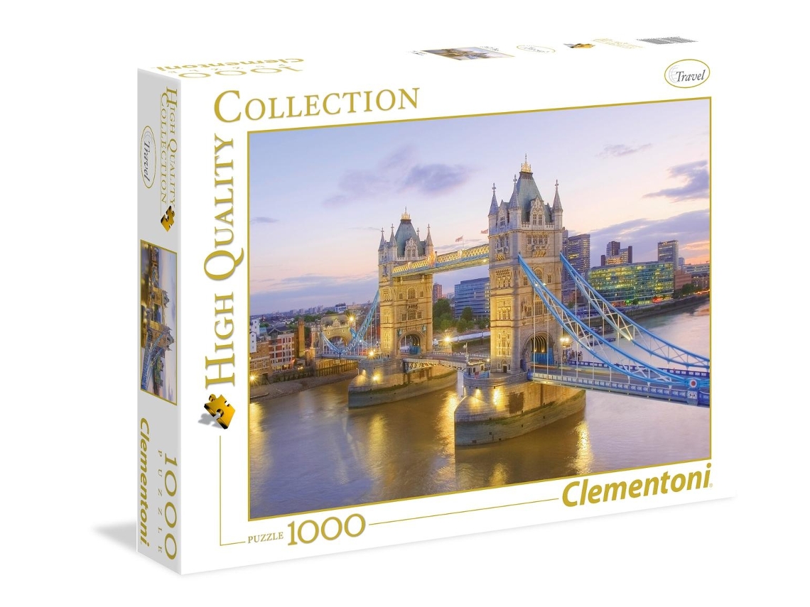 Puzzle 1000 Hq Tower Bridge Clementoni