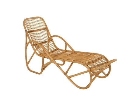 Espreguiçadeira de vime Winand 174 cm na cor natural J Line