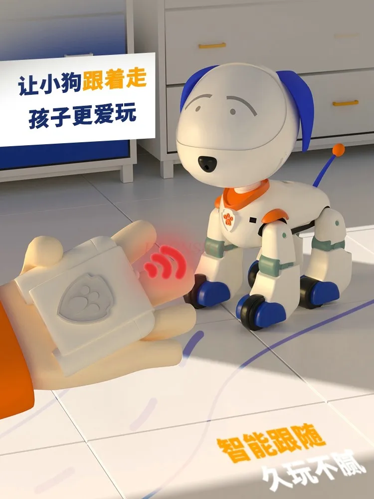 Cão Robô Inteligente, Brinquedo Infantil, Cão De Estimação Elétrico Com Controle Remoto.