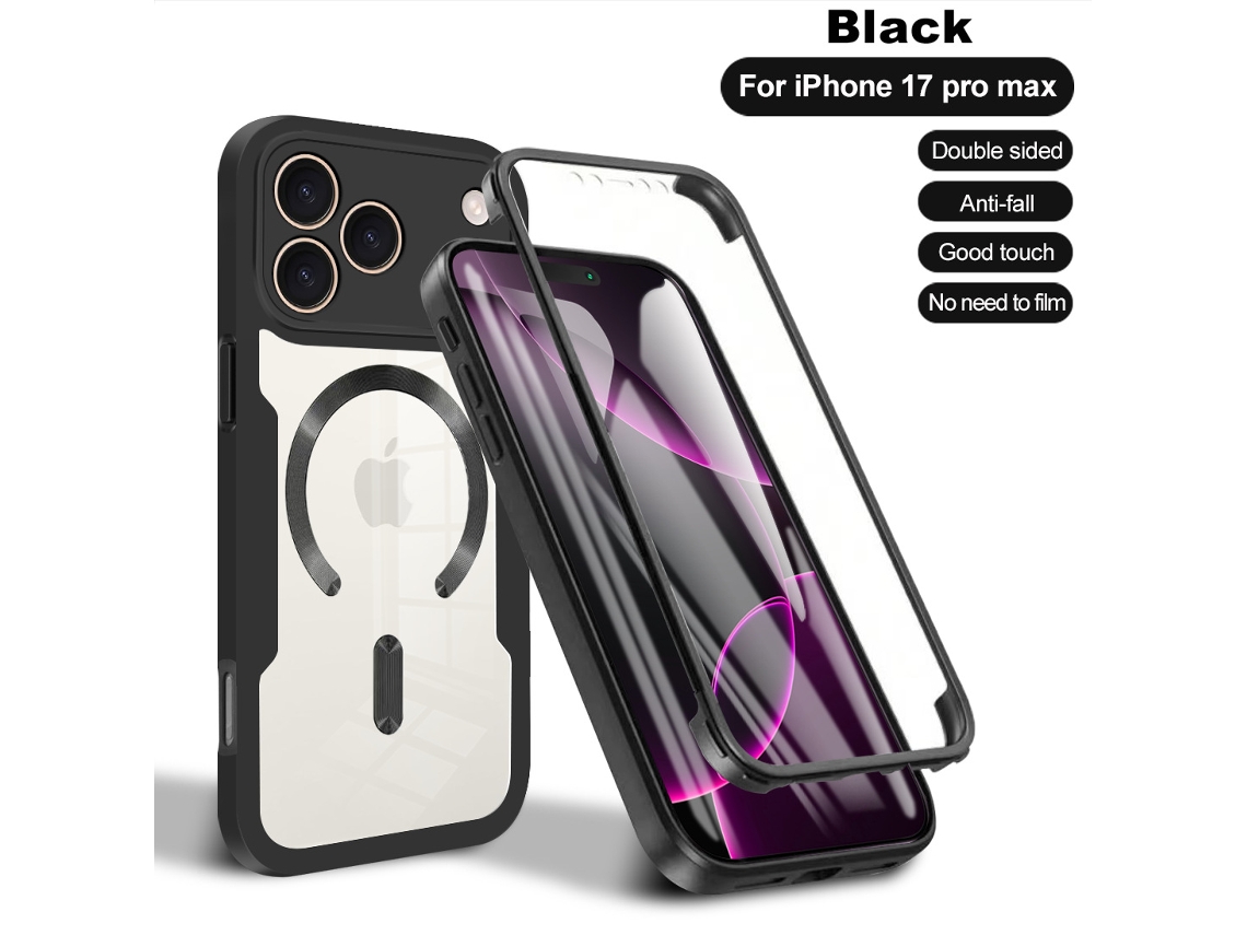 Capa Magnética Transparente Para Celularpreto - Iphone 11 Pro Max