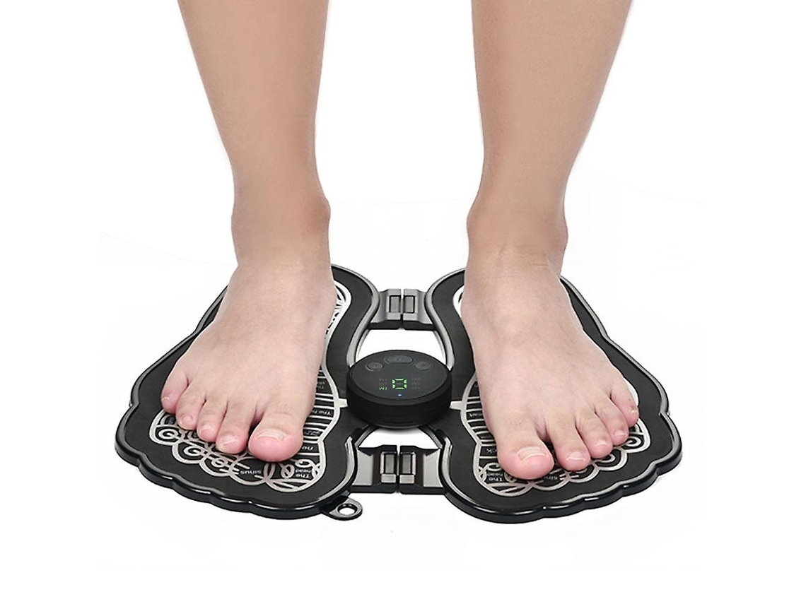 Almofada De Massagem Elétrica Ems Para Os Pés, Tapete Dobrável Para Massagem Nos Pés Slowmoose