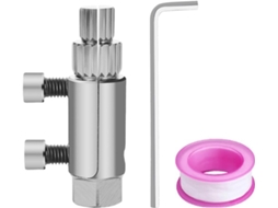 Conjunto De Extrator Arame Para Válvula Torneira Em Aço Liga Resistente Com Fita Métrica Reparos Hidráulicos Domésticos