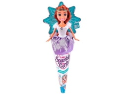 Boneca Princesa de Inverno com Cone 26 Cm 3 Cores SPARKLE