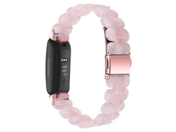 Pulseira esportiva oval de resina para Fitbit Inspire 1/2/Inspire HR, design Nougat Ly Ebike