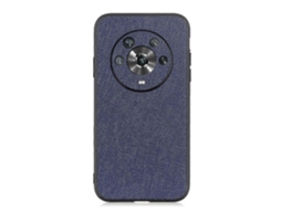 Capa De Celular For Honor Magic4 Em Couro Com Textura Cruzada E Orifícios Precisos