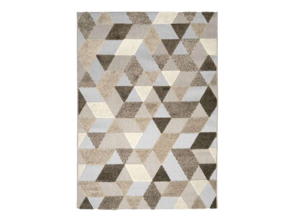 Tapete Moderno Sala Marrom, Bege Cinza 120x170
