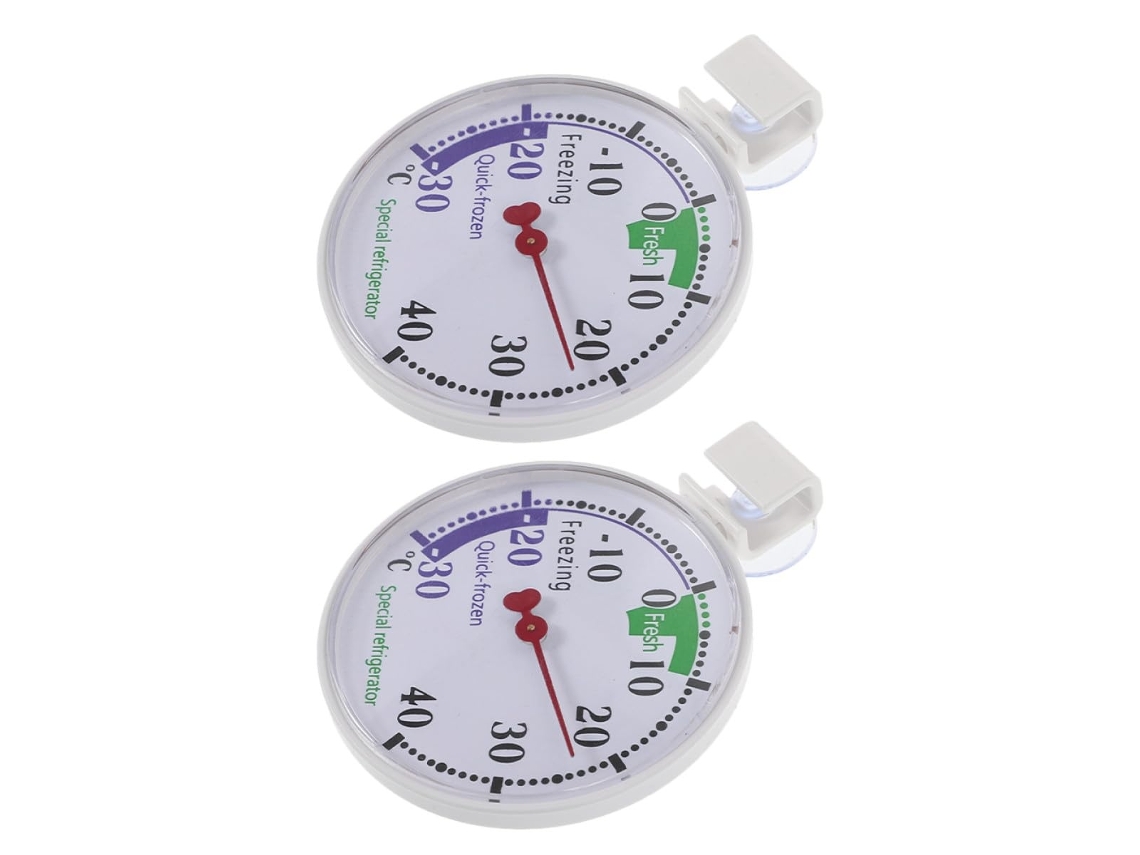 Lurelia Sensor De Temperatura, 2 Unidades, Para Frigorífico E Congelador, Alta Precisão, Visor Fácil Leitura, Uso Comercial