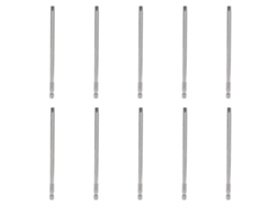 10 Peças De Broca Parafusadeira Hex 5mm Magnética Forte Eléctrica S1/4 150mm Ferramentas Manuais Hardware