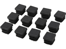 Conjunto De 12 Tampas Plásticas Quadradas 15 Mm Para Insertos, Tubos E