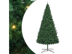 Árvore De Natal Artificial Com Led Vidaxl Verde Pvc (400 Cm)