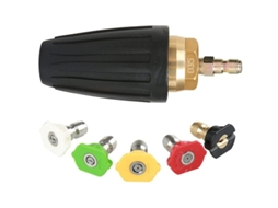 Bico Turbo Rotativo Para Lava-pressão 1,8 Gpm 3000 Psi 1/4" Conexão Rápida 5 Pontas