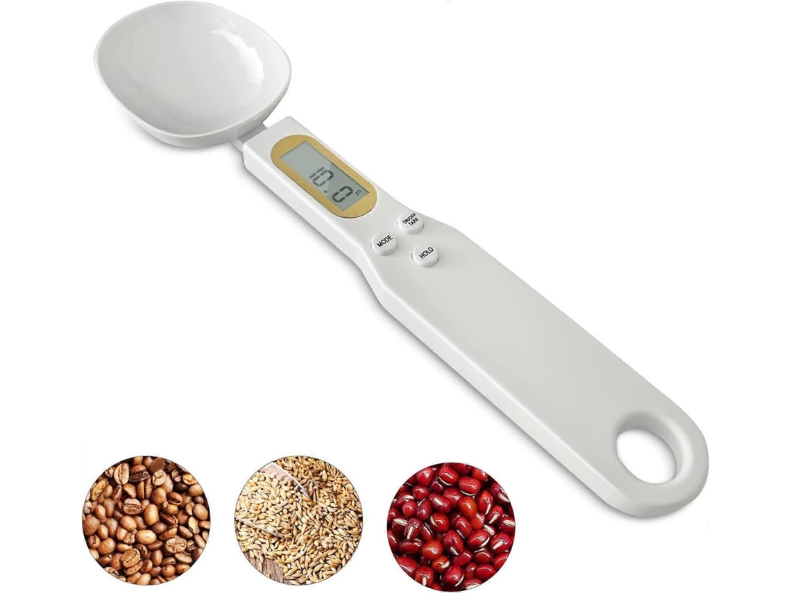 Balança digital de colher Slowmoose para pesagem em gramas, balança eletrônica de cozinha de 0,5g a 500g